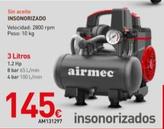 Oferta de Airmec - Sin Aceite Insonorizado por 145€ en Mi Bricolaje