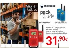 Oferta de Motorola - Walkie Talkies por 31,9€ en Mi Bricolaje