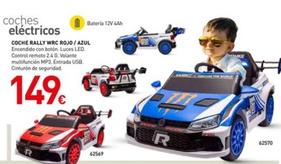 Oferta de Coche Rally WRC Rojo /Azul por 149€ en Mi Bricolaje
