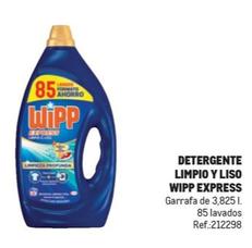 Oferta de Wipp Express - Detergente Limpio Y Liso en Makro