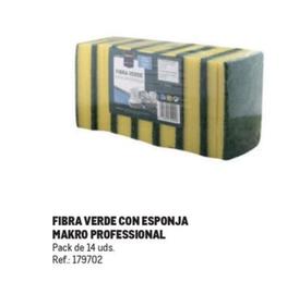 Oferta de Makro Professional - Fibra Verde Con Esponja  en Makro