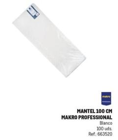 Oferta de Makro - Mantel 100 Cm en Makro