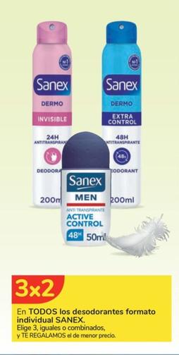 Oferta de Sanex - En Todos Los Desodorantes Formato Individual en Carrefour Express