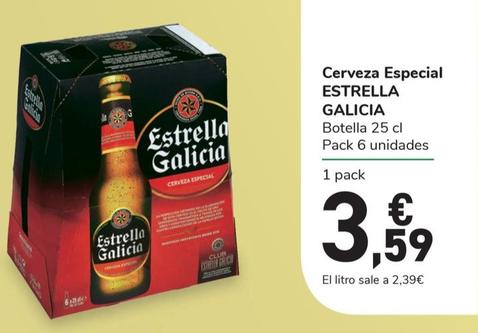 Oferta de Estrella Galicia - Cerveza Especial  por 3,59€ en Carrefour Express