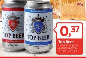 Oferta de Cerveza por 0,37€ en Pròxim Supermercados