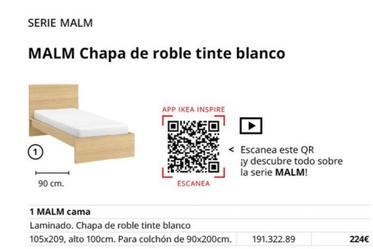 Oferta de Ikea - Cama por 224€ en IKEA