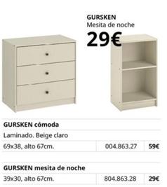 Oferta de Mesita de noche por 29€ en IKEA