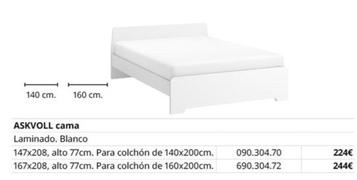 Oferta de Estructura cama por 244€ en IKEA