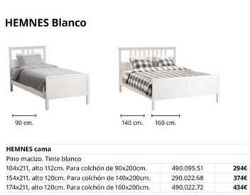 Oferta de Estructura cama por 374€ en IKEA