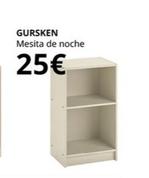 Oferta de Mesita de noche por 25€ en IKEA