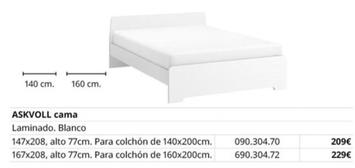 Oferta de Estructura cama por 209€ en IKEA