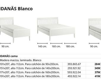 Oferta de Estructura cama por 284€ en IKEA
