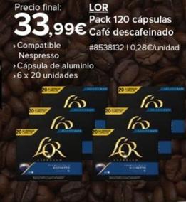 Oferta de Cápsulas de café en Costco