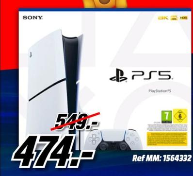 Oferta de PS5 por 474€ en MediaMarkt