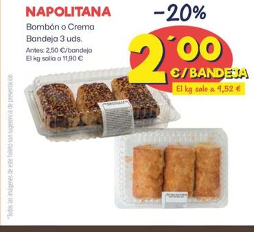 Oferta de Napolitana por 2€ en Ahorramas