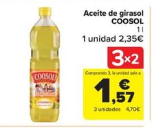 Oferta de Coosol - Aceite De Girasol por 2,35€ en Carrefour Market