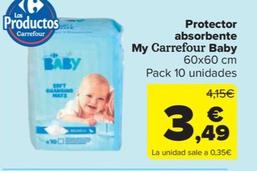 Oferta de Carrefour - Protector Absorbente My Baby por 3,49€ en Carrefour Market