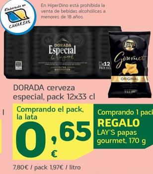 Oferta de Dorada - Cerveza Especial  por 0,65€ en HiperDino