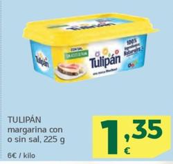 Oferta de Tulipán - Margarina Con O Sin Sal por 1,35€ en HiperDino