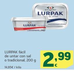 Oferta de Lurpak - Facil De Untar Con Sal por 2,99€ en HiperDino