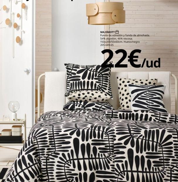 Oferta de Majsmott Funda De Edredón Y Funda De Almohada por 22€ en IKEA