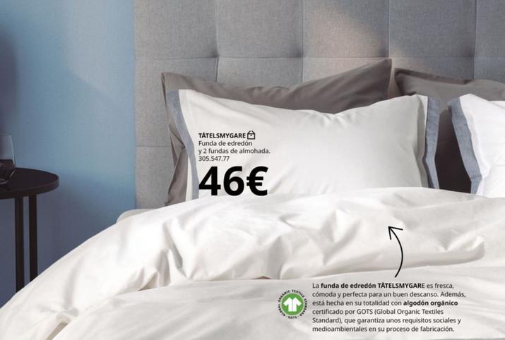 Oferta de Tatelsmygare Funda De Edredón Y 2 Fundas De Almohada por 46€ en IKEA