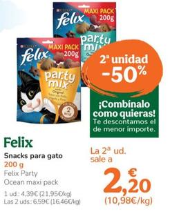 Oferta de Felix - Snack Para Gatos por 4,39€ en Tiendanimal
