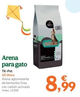Oferta de TK-Pet - Arena Para Gatos por 8,99€ en Tiendanimal