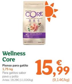 Oferta de Wellness Core - Pienso Para Gatito por 15,99€ en Tiendanimal