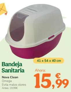 Oferta de Nova Clean - Bandeja Sanitaria por 15,99€ en Tiendanimal