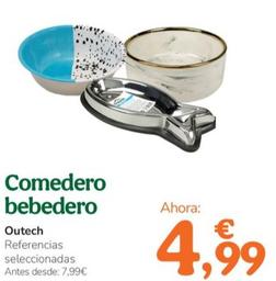 Oferta de Outech - Comedero Bebedero por 4,99€ en Tiendanimal