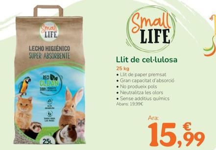 Oferta de Small Life - Llit De Cel·lulosa por 15,99€ en Tiendanimal