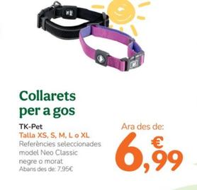 Oferta de Tk-Pet - Collarets Per A Gos  por 6,99€ en Tiendanimal