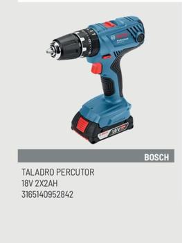 Oferta de Bosch - Taladro Percutor 18v 2x2ah en Brico Depôt