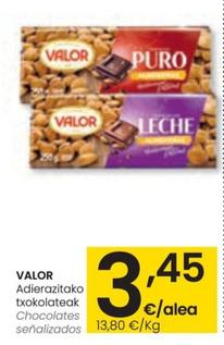 Oferta de Valor - Chocolates  por 3,45€ en Eroski