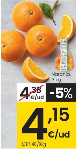 Oferta de Naranja  por 4,15€ en Eroski