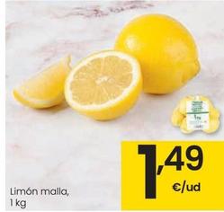 Oferta de Limón Malla por 1,49€ en Eroski