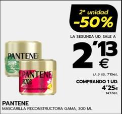 Oferta de Pantene - Mascarilla Reconstructora Gama por 4,25€ en BM Supermercados