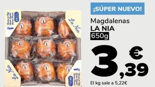 Oferta de La Nia - Magdalenas por 3,39€ en Supeco