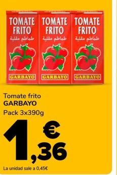 Oferta de Garbayo - Tomate Frito por 1,36€ en Supeco