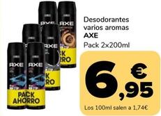 Oferta de Axe - Desodorantes por 6,95€ en Supeco