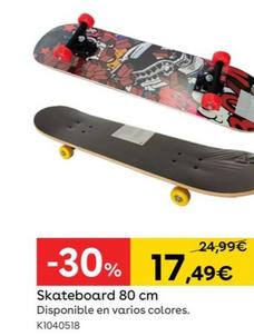 Oferta de Skateboard 80 Cm por 17,49€ en ToysRus