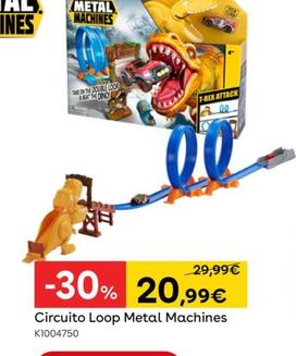 Oferta de Circuito Loop Metal Machines por 20,99€ en ToysRus