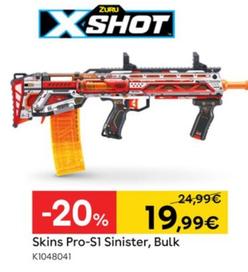 Oferta de Xshot - Skins Pro-S1 Sinister Bulk por 19,99€ en ToysRus