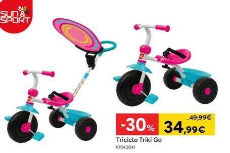 Oferta de Sun&Sport - Triciclo Triki Go por 34,99€ en ToysRus