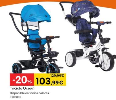 Oferta de Triciclo Ocean por 103,99€ en ToysRus