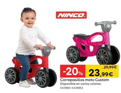 Oferta de Ninco - Correpasillos Moto Custom por 23,99€ en ToysRus