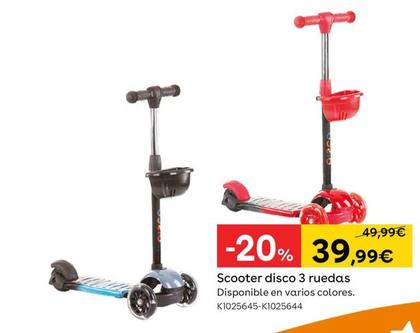 Oferta de Scooter Disco 3 Ruedas por 39,99€ en ToysRus