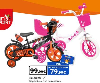 Oferta de Bicicleta 12" por 99,99€ en ToysRus
