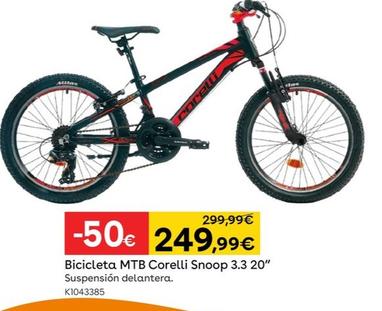 Oferta de Bicicleta Mtb Corelli Snoop 3.3 20" por 249,99€ en ToysRus